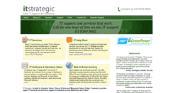 Desktop Screenshot of itstrategic.com.au